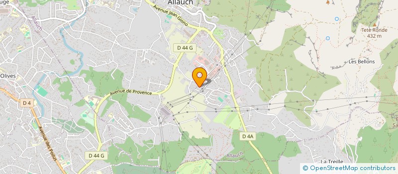 localisation de l'entreprise LMG à ALLAUCH