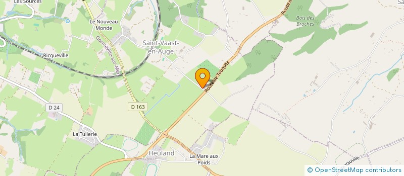 localisation de l'entreprise LMG  SAINT-VAAST-EN-AUGE