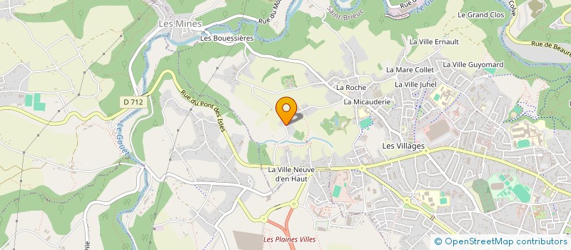 localisation de l'entreprise LMG à SAINT-BRIEUC