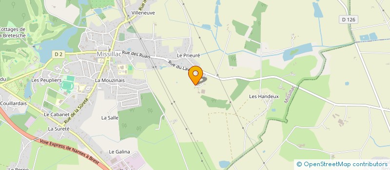 localisation de l'entreprise LMG  MISSILLAC