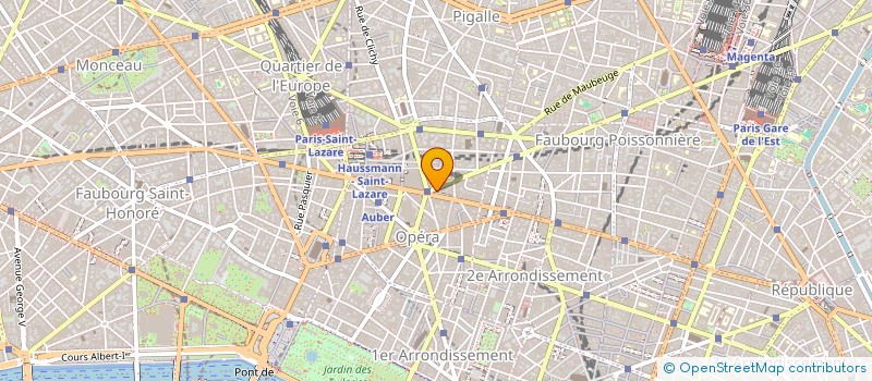 localisation de l'entreprise LMG  PARIS