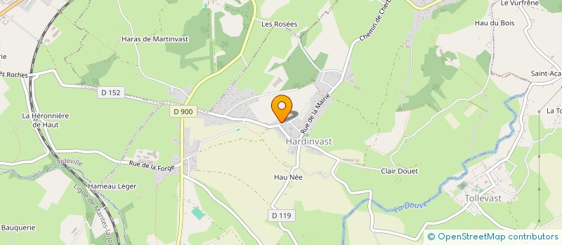 localisation de l'entreprise LMG à HARDINVAST