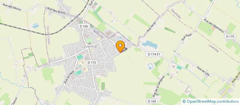 localisation de l'entreprise LMG  LAVENTIE