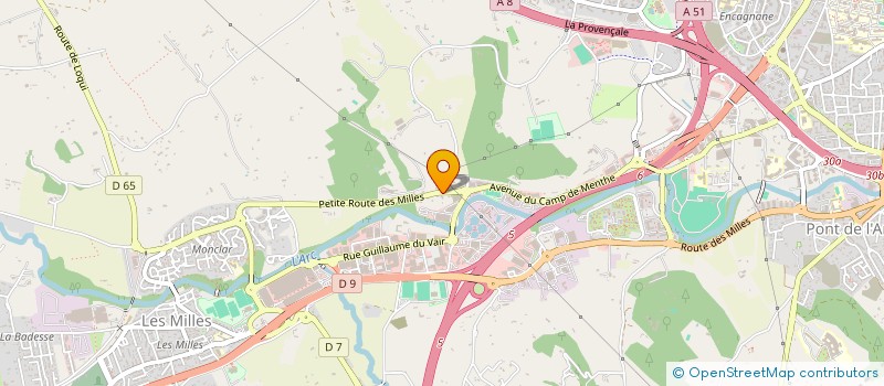 localisation de l'entreprise LMG ANDROMA à AIX-EN-PROVENCE