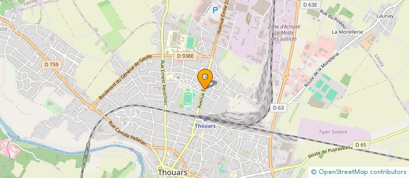 localisation de l'entreprise LMG AUTO  THOUARS