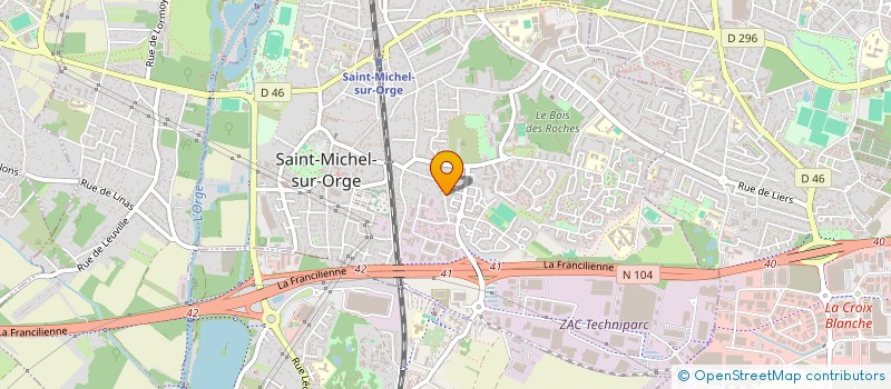 localisation de l'entreprise LMG BAT à SAINT-MICHEL-SUR-ORGE