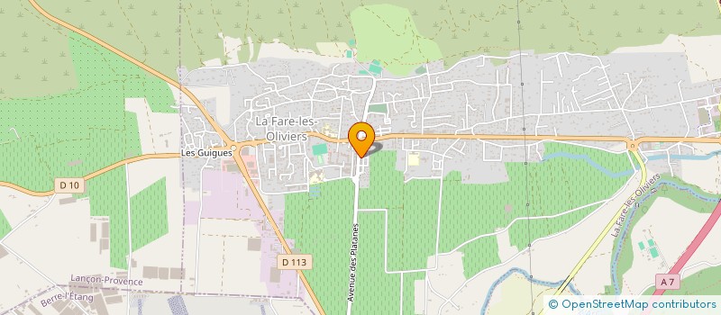 localisation de l'entreprise LMG BATIMENT  LA FARE-LES-OLIVIERS