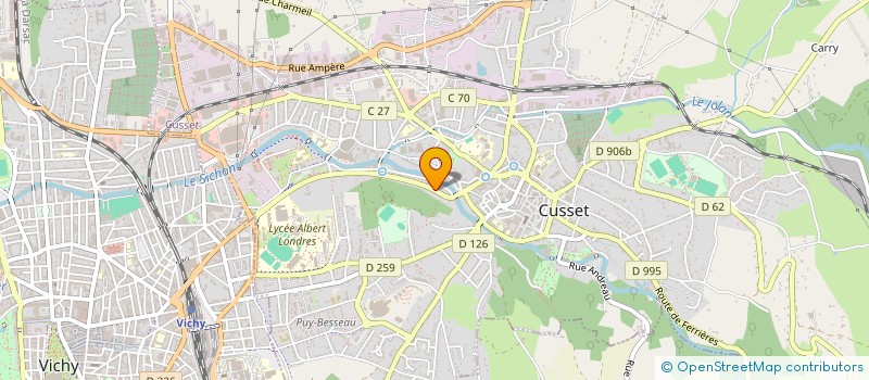 localisation de l'entreprise LMG DIAGS à CUSSET