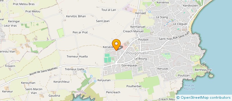 localisation de l'entreprise LMG ELECTRICITE  PLOUGONVELIN