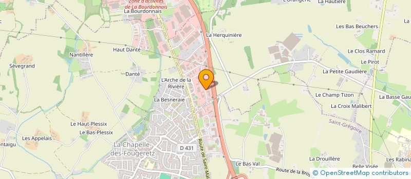 localisation de l'entreprise LMG HOLDINGS  MELESSE