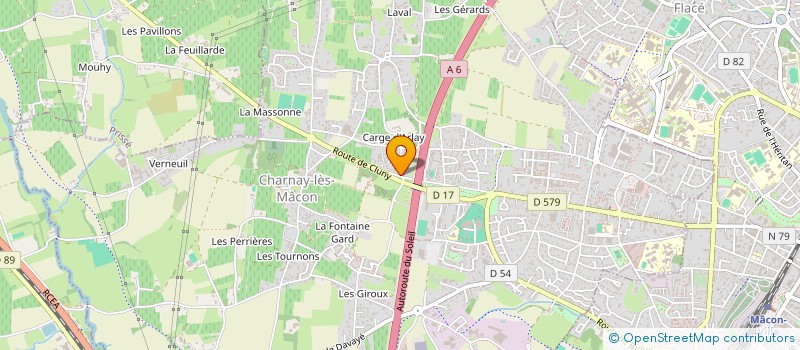 localisation de l'entreprise LMG IMMOBILIER à CHARNAY-LES-MACON