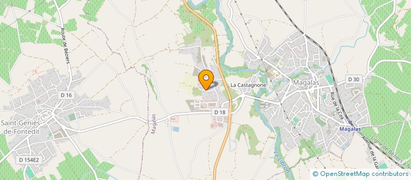 localisation de l'entreprise LMG LEGACY  MAGALAS