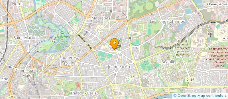 localisation de l'entreprise LMG PAYSAGE  RENNES