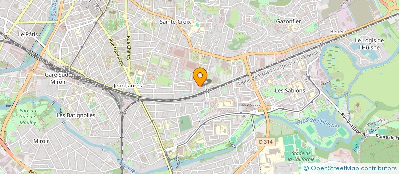 localisation de l'entreprise LMG RENOCONFORT à LE MANS