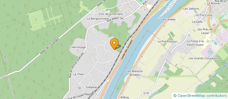 localisation de l'entreprise LMG SOLAIR à BLOIS