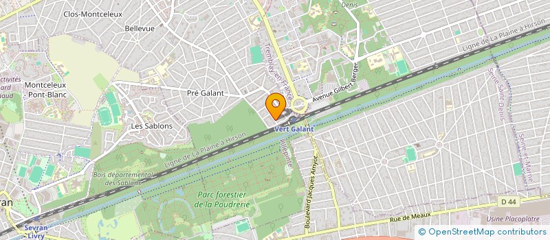 localisation de l'entreprise LMG TAXI  VILLEPINTE