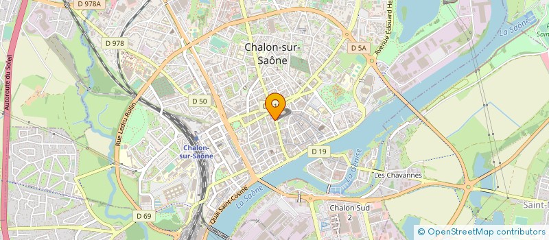 localisation de l'entreprise LMGE à CHALON-SUR-SAONE