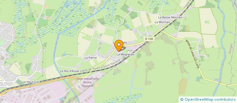 localisation de l'entreprise LMGH  DONGES