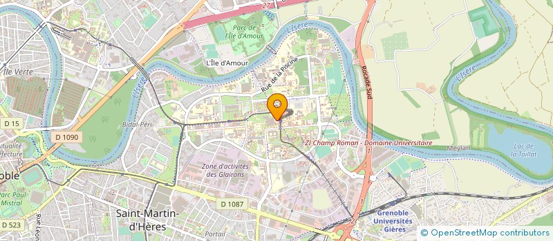 localisation de l'entreprise LMGR  SAINT-MARTIN-D'HERES