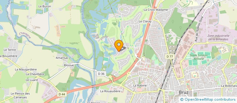 localisation de l'entreprise LMGROUP à BRUZ