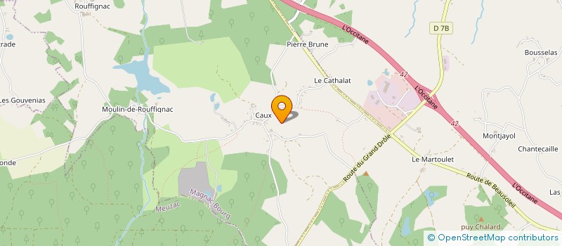 localisation de l'entreprise LMH  MAGNAC-BOURG