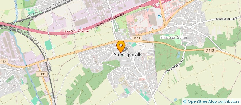 localisation de l'entreprise LMH  AUBERGENVILLE