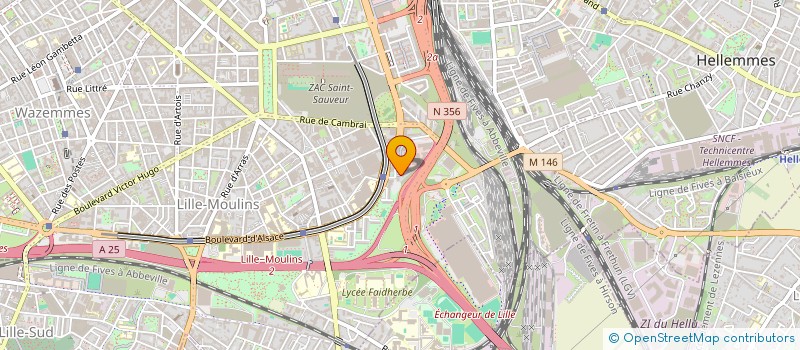 localisation de l'entreprise LMH à LILLE