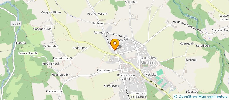 localisation de l'entreprise LMH à QUIMPER