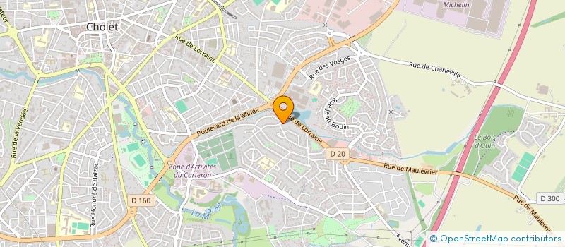 localisation de l'entreprise LMH à CHOLET