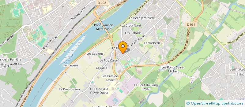 localisation de l'entreprise LMH  BLOIS