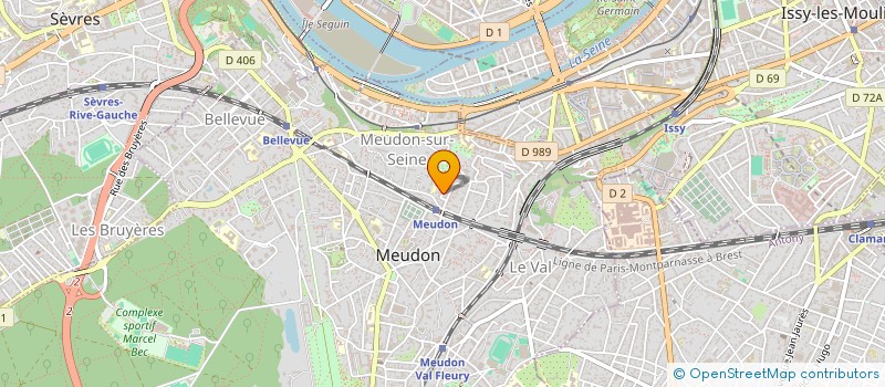 localisation de l'entreprise LMH CONSULT à MEUDON