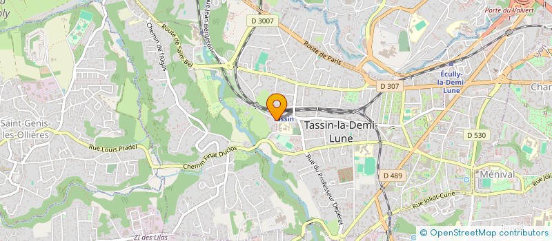 localisation de l'entreprise LMH IMMOBILIER  TASSIN-LA-DEMI-LUNE