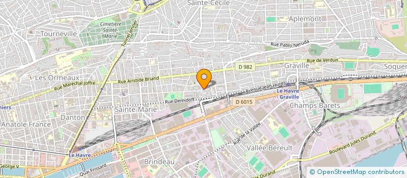 localisation de l'entreprise LMH PEINTURE  LE HAVRE