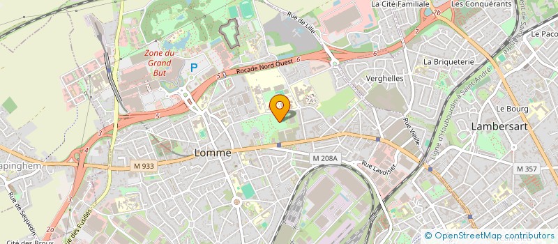 localisation de l'entreprise LMHL  LILLE