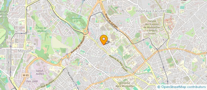 localisation de l'entreprise LMHT à MONTPELLIER