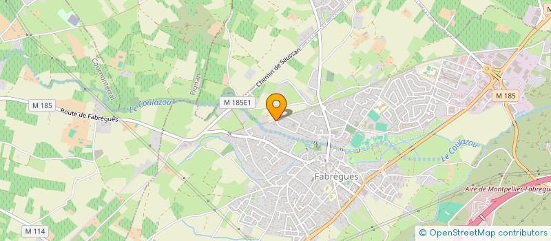 localisation de l'entreprise LMHVP  FABREGUES