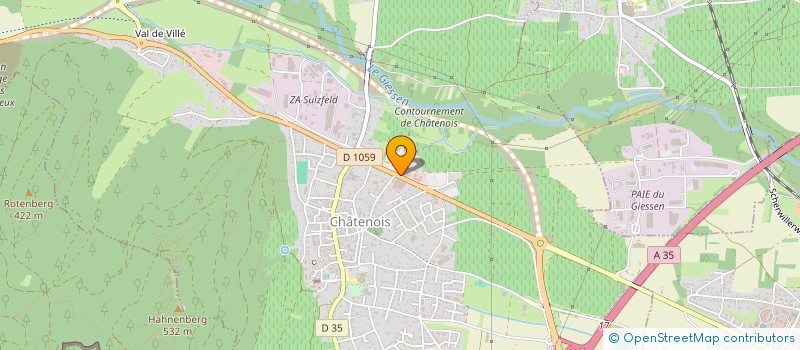 localisation de l'entreprise LMHW  CHATENOIS