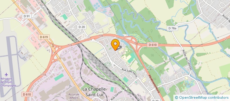localisation de l'entreprise LMI à LA CHAPELLE ST LUC