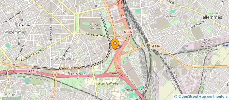 localisation de l'entreprise LMI à LILLE