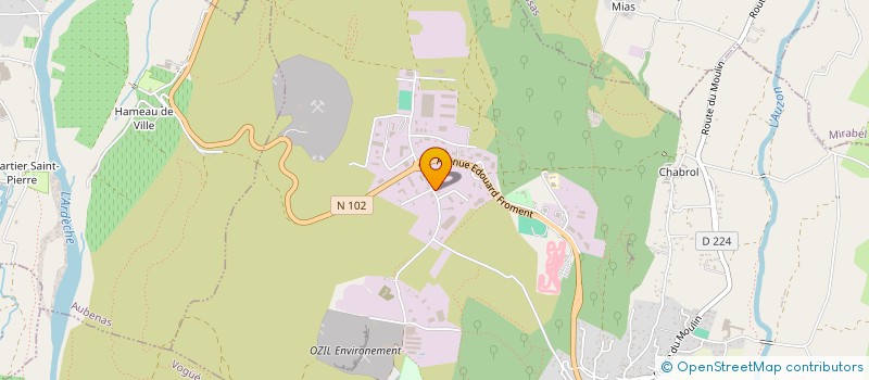 localisation de l'entreprise LMI  LAVILLEDIEU