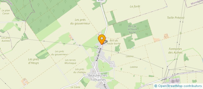 localisation de l'entreprise LMI LESAGE  BEAULIEU-LES-FONTAINES