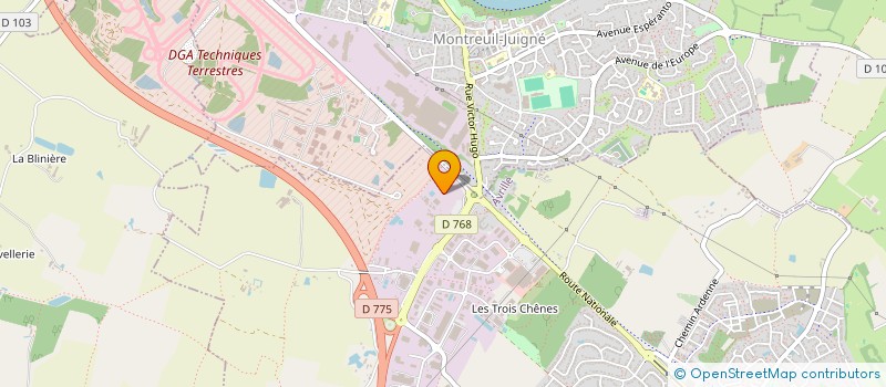 localisation de l'entreprise LMI SI à AVRILLE