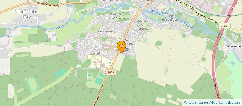 localisation de l'entreprise LMJ  SENLIS