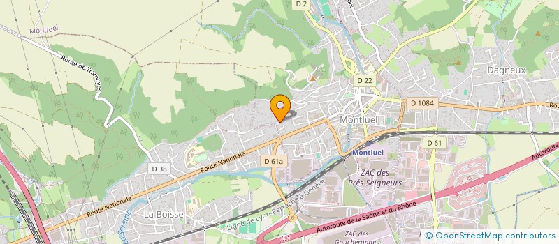 localisation de l'entreprise LMJ  MONTLUEL