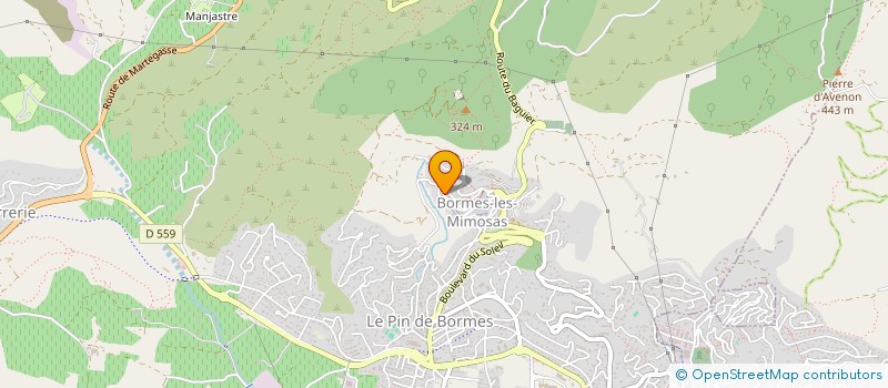 localisation de l'entreprise LMJ à BORMES-LES-MIMOSAS