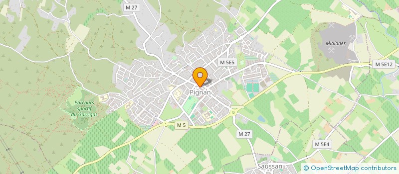 localisation de l'entreprise LMJ BTP  PIGNAN