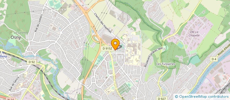 localisation de l'entreprise LMJ FINANCES  PONTOISE