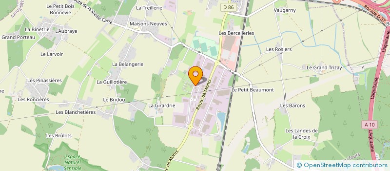 localisation de l'entreprise LMJ GRANDES DIMENSIONS à JOUE-LES-TOURS