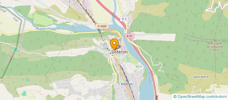 localisation de l'entreprise LMJ HOLDING à SISTERON