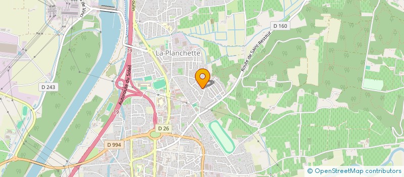 localisation de l'entreprise LMJB  BOLLENE